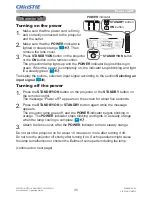 Preview for 36 page of Christie LW651i Operating Manual