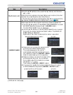 Предварительный просмотр 85 страницы Christie LW651i Operating Manual