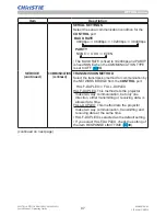 Предварительный просмотр 98 страницы Christie LW651i Operating Manual