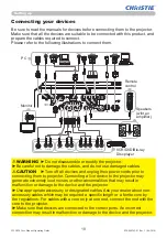 Preview for 12 page of Christie LWU420 Manual