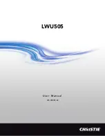 Christie LWU505 User Manual preview