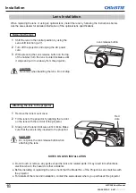 Preview for 20 page of Christie LWU505 User Manual