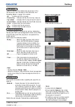 Preview for 61 page of Christie LWU505 User Manual