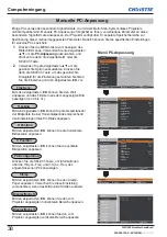 Preview for 132 page of Christie LWU505 User Manual