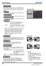 Preview for 144 page of Christie LWU505 User Manual