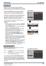 Preview for 147 page of Christie LWU505 User Manual