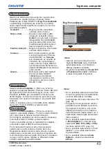 Preview for 413 page of Christie LWU505 User Manual