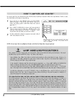 Предварительный просмотр 3 страницы Christie LX32 Replacement Instructions