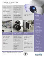 Preview for 2 page of Christie LX380 Specifications