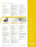 Preview for 2 page of Christie LX45 Specifications