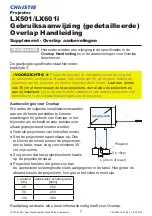 Preview for 9 page of Christie LX501 Supplement Manual