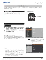 Предварительный просмотр 39 страницы Christie LX505 User Manual