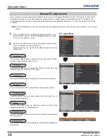 Предварительный просмотр 40 страницы Christie LX505 User Manual