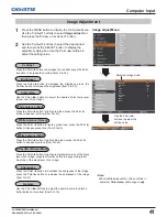 Preview for 43 page of Christie LX505 User Manual