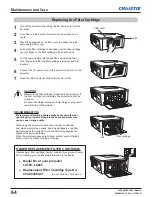 Предварительный просмотр 66 страницы Christie LX505 User Manual