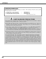 Preview for 46 page of Christie Matrix 2500 38-MX2001-01 User Manual