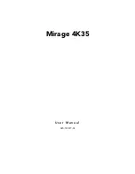 Предварительный просмотр 3 страницы Christie Mirage 4K35 User Manual