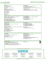 Предварительный просмотр 2 страницы Christie Mirage 5000 Preliminary Data Sheet