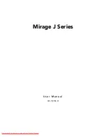 Предварительный просмотр 3 страницы Christie MIRAGE DS+8K-J User Manual