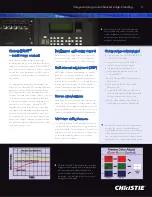 Preview for 5 page of Christie Mirage HD18 Specifications