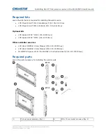 Предварительный просмотр 3 страницы Christie ML10 Installing