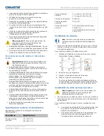 Предварительный просмотр 14 страницы Christie Power Rack Product Safety Manual