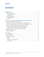 Preview for 3 page of Christie Remote Power Supply Rack
Shelf Installation And Setup Manual