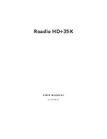 Preview for 3 page of Christie Roadie HD+35K User Manual