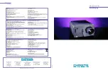 Preview for 1 page of Christie Roadster S4 Specifications