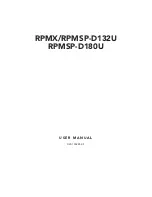 Preview for 3 page of Christie RPMSP-D132U User Manual