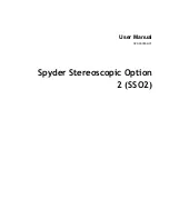 Предварительный просмотр 3 страницы Christie Spyder Stereoscopic Option 2 User Manual