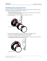 Предварительный просмотр 24 страницы Christie TruLife+ Griffyn 4K32-RGB Installation And Setup Manual