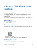 Preview for 4 page of Christie TruLife+ Technical Reference