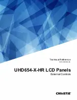 Предварительный просмотр 1 страницы Christie UHD654-X-HR Technical Reference