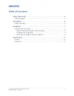 Предварительный просмотр 4 страницы Christie Vive Audio BKT-LA1 User Manual