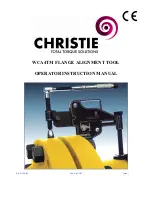 Предварительный просмотр 1 страницы Christie WCA4TM Operator'S Instruction Manual