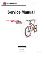 Preview for 1 page of Christini AWD Service Manual