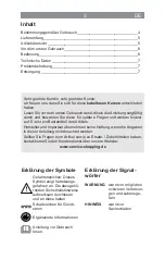 Предварительный просмотр 3 страницы Christmaxx 04491 Operating Instructions Manual