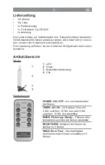 Предварительный просмотр 5 страницы Christmaxx 04491 Operating Instructions Manual