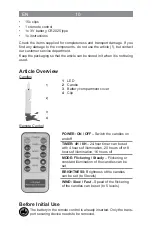 Предварительный просмотр 10 страницы Christmaxx 04491 Operating Instructions Manual