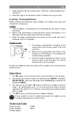 Предварительный просмотр 11 страницы Christmaxx 04491 Operating Instructions Manual