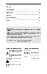 Предварительный просмотр 18 страницы Christmaxx 04491 Operating Instructions Manual