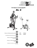 Christopeit Sport AL 2 Assembly And Exercise Instructions preview