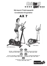 Christopeit Sport AX 7 15081A Assembly And Exercise Instructions preview