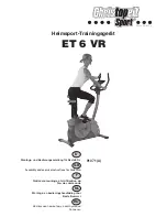 Christopeit Sport ET 6 VR Assembly And Exercise Instructions preview