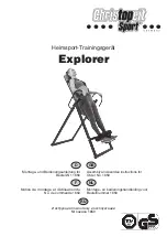 Christopeit Sport Explorer 1650 Assembly And Exercise Instructions preview