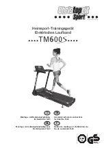 Christopeit Sport TM600S Assembly And Exercise Instructions preview