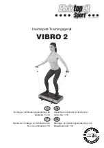 Christopeit Sport VIBRO 2 Assembly And Exercise Instructions предпросмотр