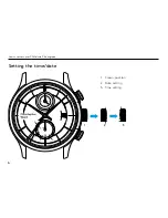 Предварительный просмотр 7 страницы Christopher Ward C3 Malvern
Chronograph Mk III Owner'S Handbook Manual