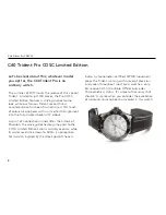 Предварительный просмотр 3 страницы Christopher Ward C60 Trident 300 Owner'S Handbook Manual